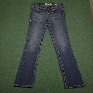 BKE Women's Boot Cut Jeans - Dark Blue